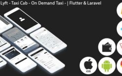 Uber – Lyft – Taxi Cab – On Demand Taxi | Complete Solution | Flutter (Android+iOS) | Laravel v1.0