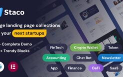Staco v1.0 SaaS Startup Business WordPress Theme