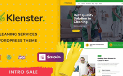 Klenster (v1.0.9) Cleaning Services WordPress Theme
