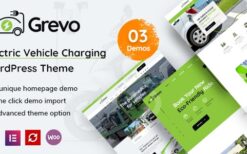 Grevo v1.8 Electric Vehicle Charging WordPress Theme