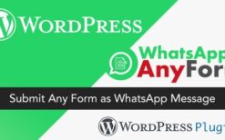 WordPress WhatsApp AnyForm Plugin v2.0.0 – Submit Any Form as WhatsApp Message – WordPress Plugin