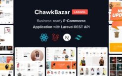 ChawkBazar Laravel (v6.8.0) React, Next, REST API Ecommerce With Multivendor