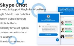 Skype Chat Support Pro WordPress Plugin v1.1.1