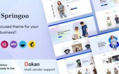 Springoo v1.0.4 Fashion & T-shirt WooCommerce WordPress Theme