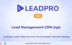 LeadPro SAAS v1.0.1 Lead & Call Center Management CRM