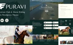 Puravi v1.0.7 Equestrian Club & Horse Riding Sports Theme