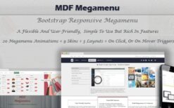 MDF Megamenu v1.1.6 Bootstrap Responsive WordPress Megamenu