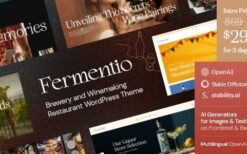 Fermentio (v1.6.0) Brewery and Winemaking Restaurant WordPress Theme