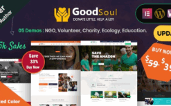 GoodSoul (v2.7) Charity & Fundraising WordPress Theme