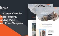 DAXX v1.0 Apartment Complex WordPress Theme