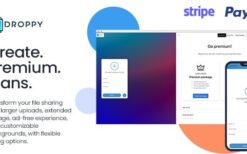 Premium subscription v2.1.8 Droppy online file transfer and sharing