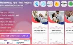 Matrimony App v1.3 Match Maker | Life Partner – Full Project (Mobile App, Admin Panel, API, Database)
