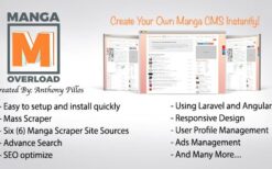 ILoveMangaOverload CMS v1.7.1 PHP Scripts