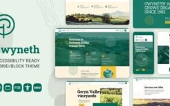 Gwyneth v1.0.7 Accessible Full Site Editing WordPress Block Theme