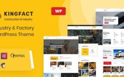 Kingfact v1.1.1 Industry & Factory WordPress Theme + RTL