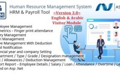 HRMS v4.1 Human Resource Management System, Manage Employee Payroll Salary ZkTeco BioMetric attendance