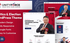 UnityForce v1.0 Politics & Election WordPress Theme