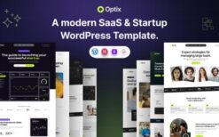 Optix v1.1.0 SaaS & Startup WordPress Theme