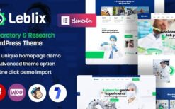Leblix v2.1 Laboratory & Research WordPress Theme