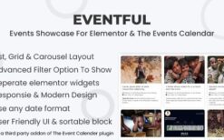 Eventful v1.0 Events Showcase For Elementor And The Events Calendar