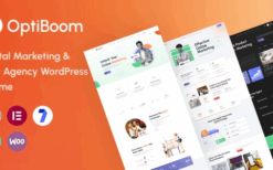 OptiBoom (v1.0.5) Digital Marketing & SEO Agency WordPress Theme