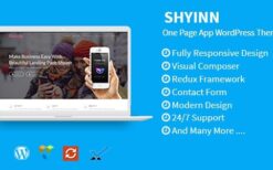 Shyinn (v1.4) One Page App WordPress Theme