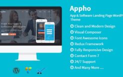 Appho v1.3 App & Software Landing WordPress Theme