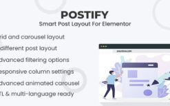 Postify v1.0.0 Smart Post Layout for Elementor