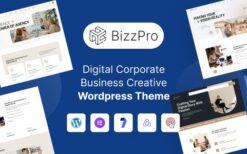 Bizzpro (v1.0.1) Digital Corporate Business Creative WordPress Theme