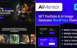 AI Mentor v1.0 AI Image Generator WordPress Theme