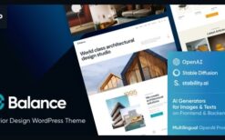 Balance v1.6.0 Interior Design WordPress Theme