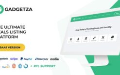 Gadgetza v2.3.0 Deals Listing Platform (SAAS)