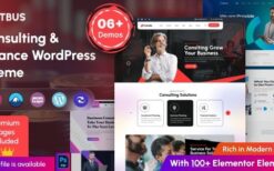 GTBUS v1.0.3 Consulting & Finance WordPress Theme