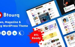 Btourq v1.0.6 WordPress News Magazine Theme