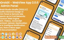 WebDroidX v2.0.0 Android WebView App with Admin Panel