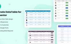 Datalentor (v1.0.4) Advanced DataTable for Elementor