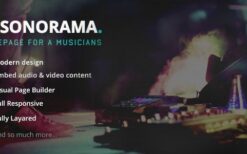Sonorama v2.5 Music Band & Musician WordPress Theme