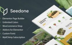 SeedOne v0.0.2 Agriculture WordPress theme