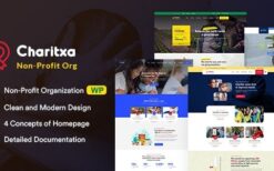 Charitxa v1.0 Multipurpose Nonprofit WordPress Theme