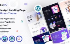 Teeno v1.0 App Landing WordPress Theme