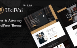 Ukilvai v1.1.7 Lawyer & Attorney WordPress Theme
