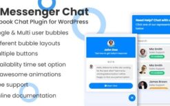 Messenger chat support WordPress Plugin v1.1.1