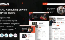 Konsal (v1.0.0) Corporate Business & Consulting WordPress Theme