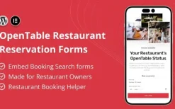 OpenTable Restaurant Reservation Forms for Elementor v1.0