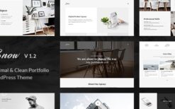 Snow v1.4.2 Minimal & Clean WordPress Portfolio Theme