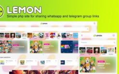 Lemon v4.4 Share Whatsapp And Telegram Groups