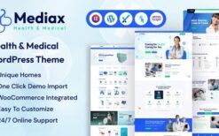 Mediax v1.0 Health & Medical WordPress Theme