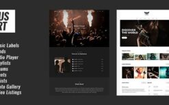 Musart v1.1.4 Music Label and Artists WordPress Theme