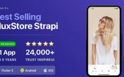 Fluxstore Strapi v3.16.8 – Fastest Flutter App + Headless CMS Strapi