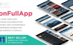 IonFullApp v1.6 Full Ionic Template + Cordova Plugins